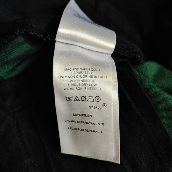 NWT LAUREN RALPH LAUREN Navy Green Tartan Plaid Cotton Casual Pants. 6 - Picture 7 of 7